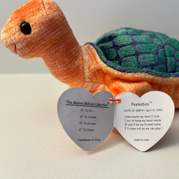 NWT Ty Set of 7 Sea Creatures Beanie Babies/ Teenie Beanies - Picture 9 of 12